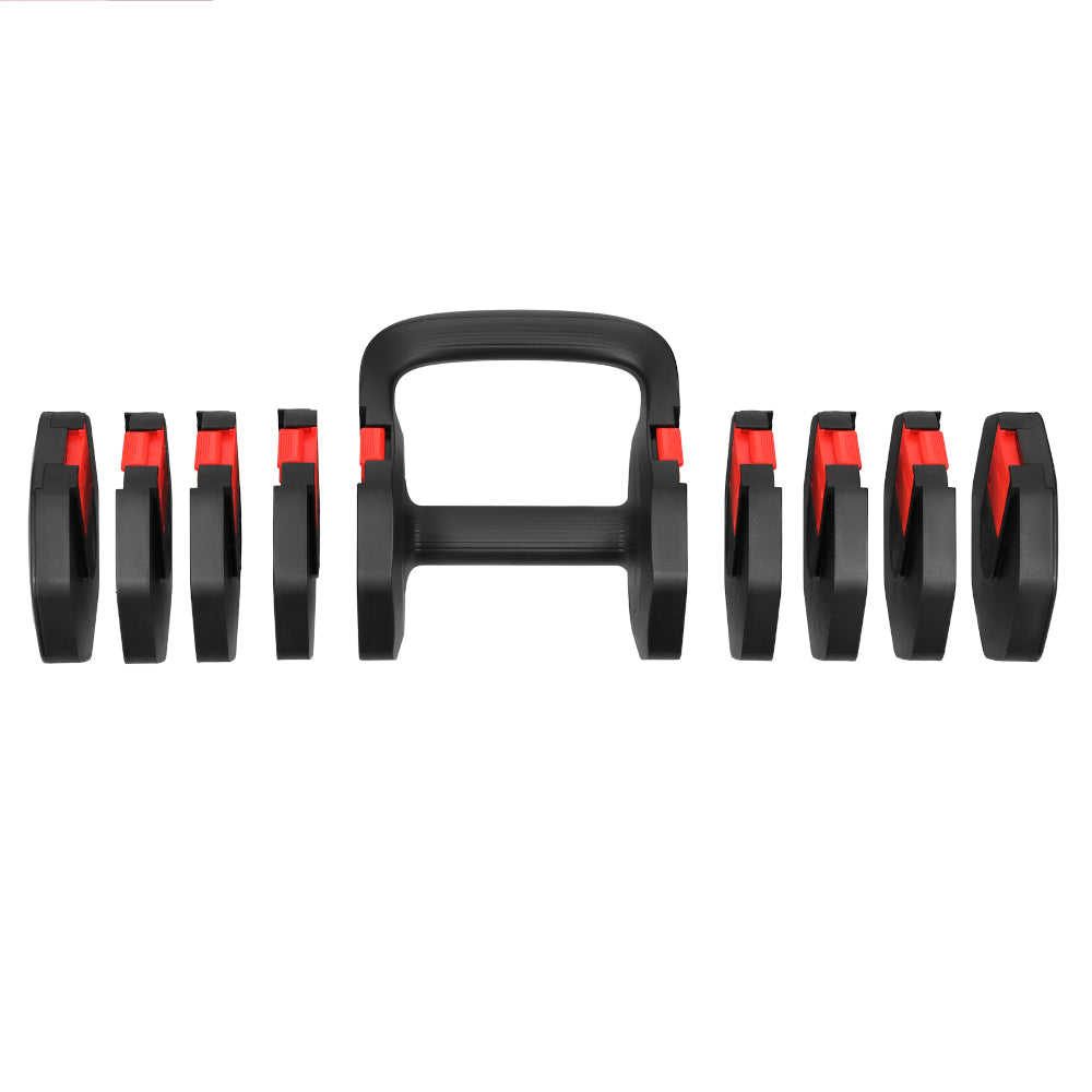 HMS 3-I-1 Justerbar Håndvægt, Kettlebell & Push Up
