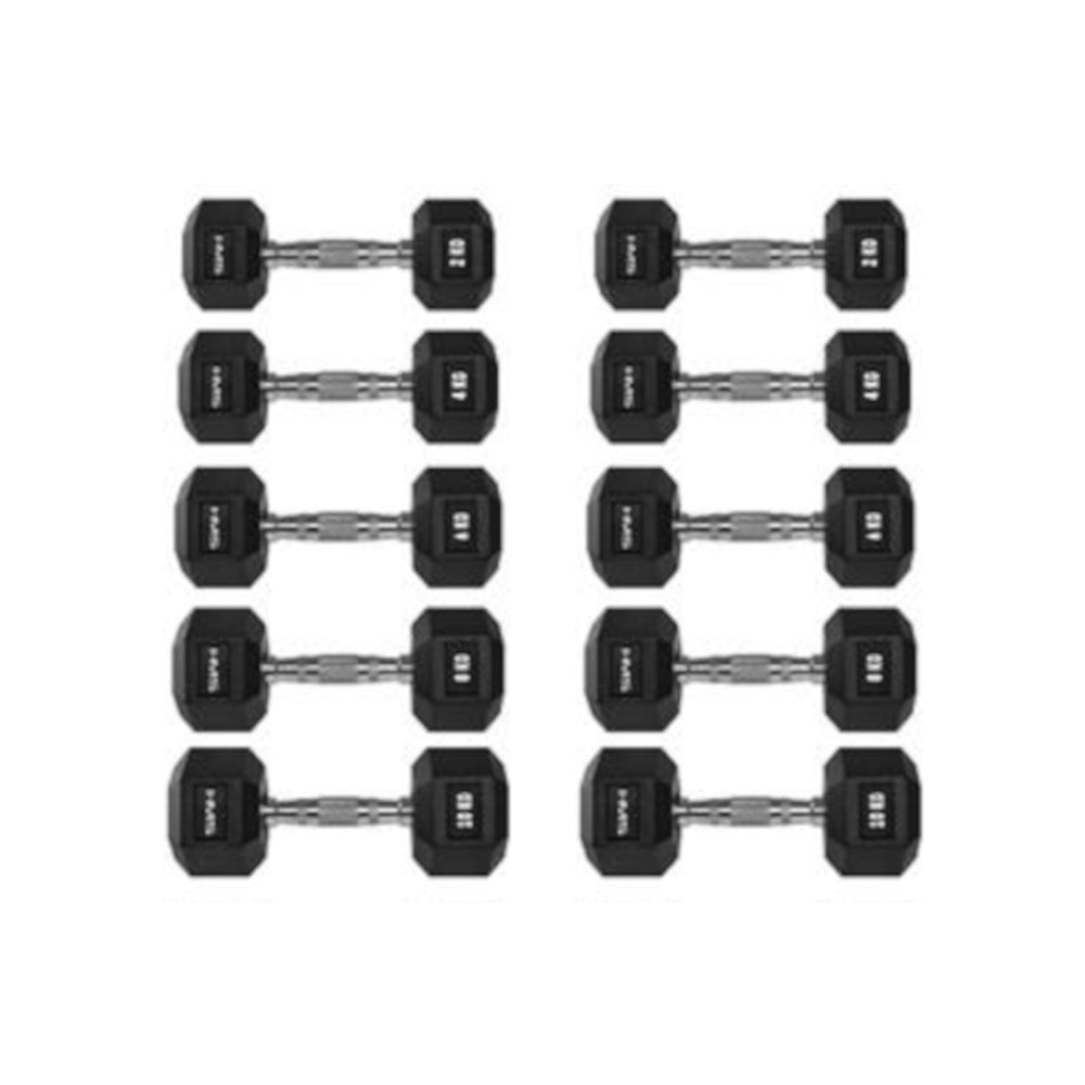 Håndvægt Hexagon Sæt 2-10 kg