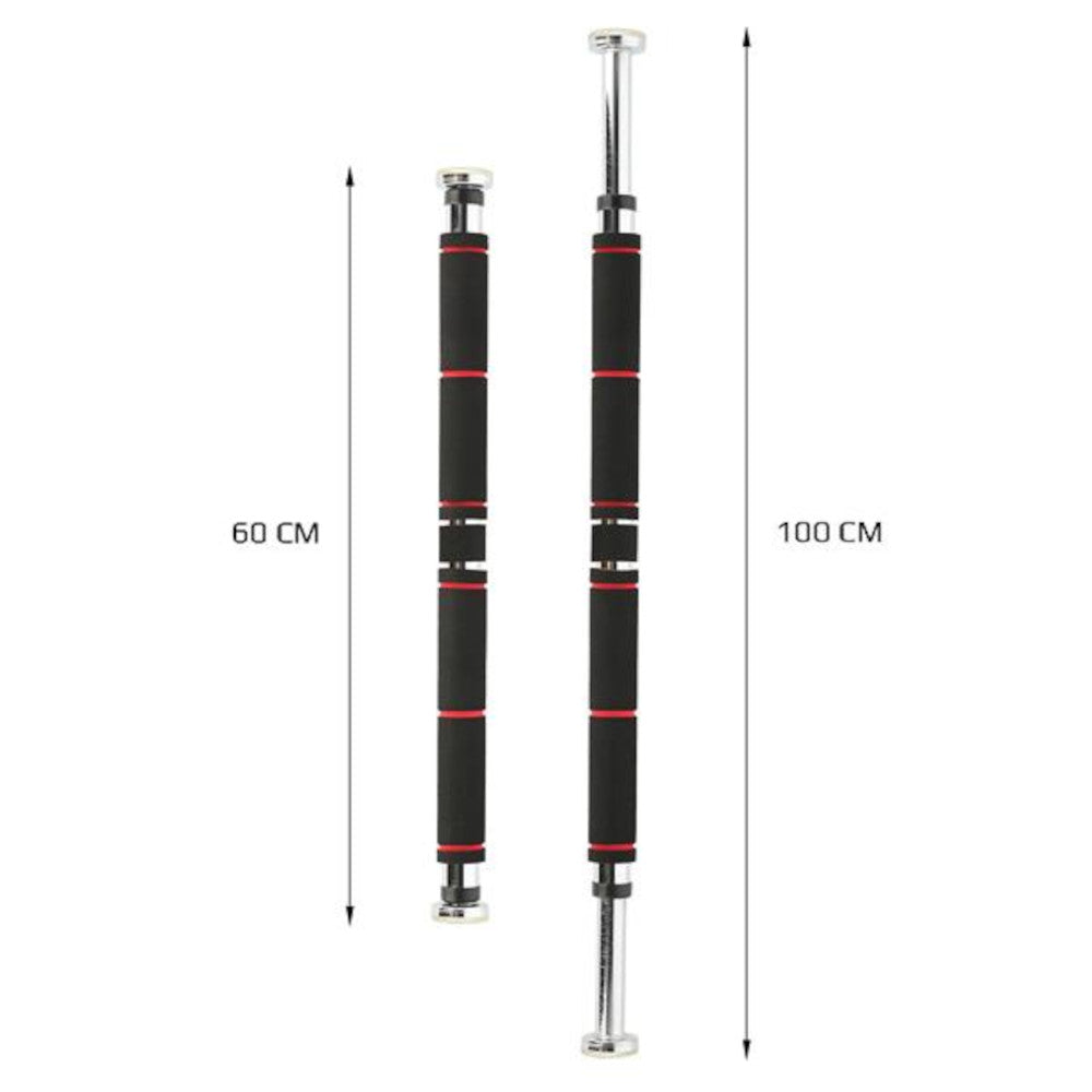Justerbar Pull Up Bar til dørkarm 60-100 cm
