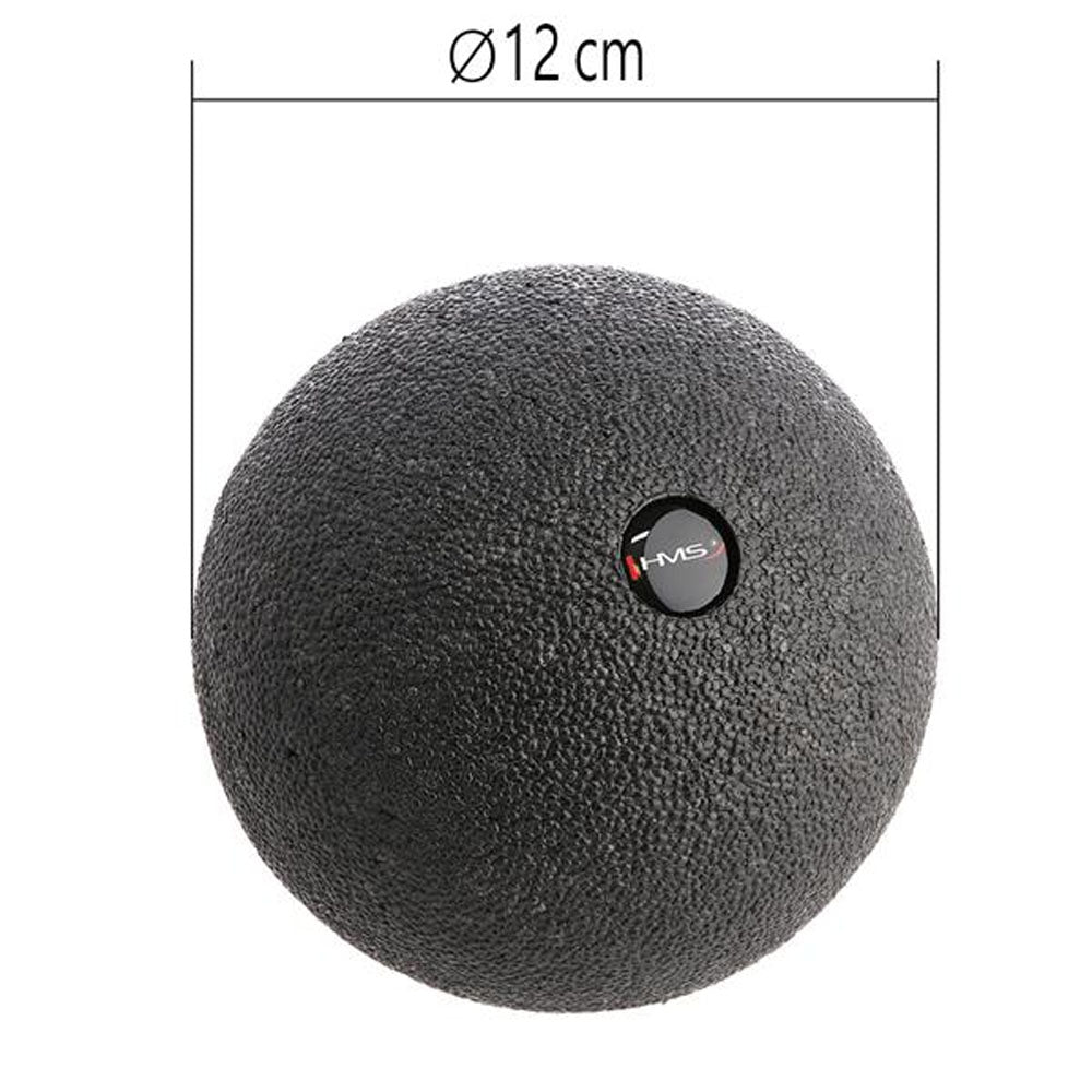 Massagebold Sort - Ø12 cm
