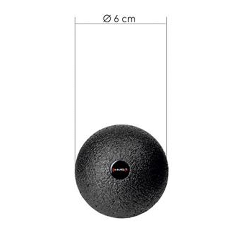 Massagebold Sort - Ø6 cm