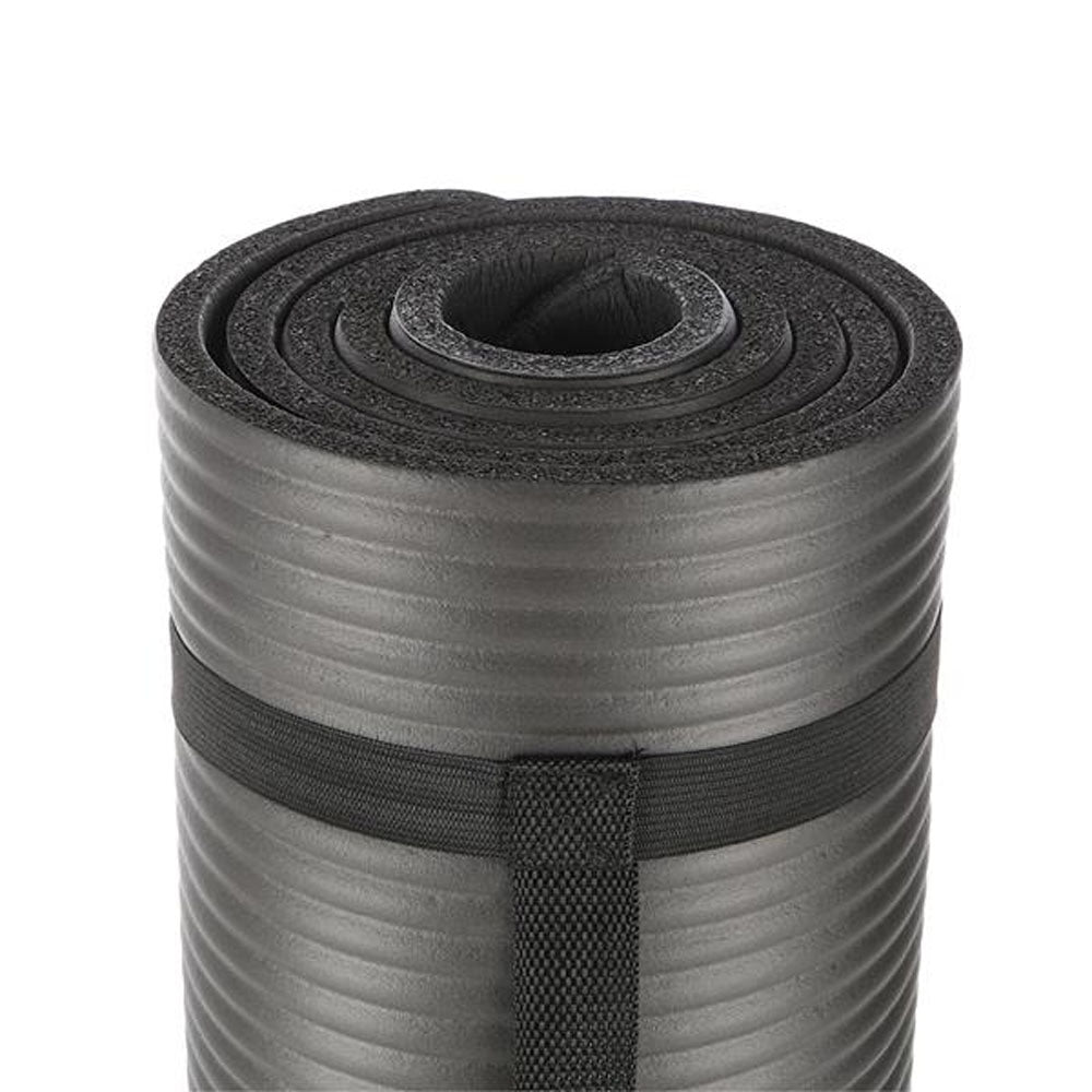 Træningsmåtte Sort - 12 mm