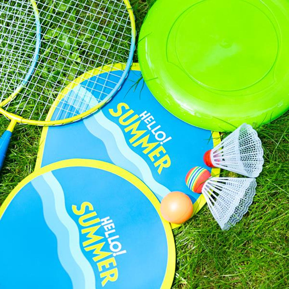 NILS Sommersæt 3-i-1 (Badminton, Strandtennis & Frisbee)