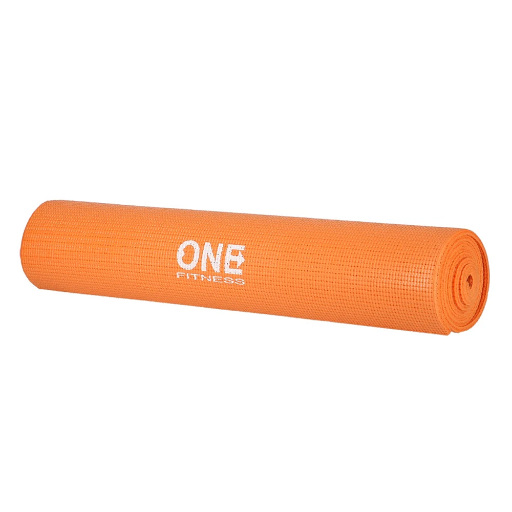 Yogamåtte Orange - 6 mm