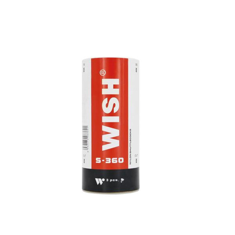 Wish S-360 Nylon Badmintonbolde 3-Pak