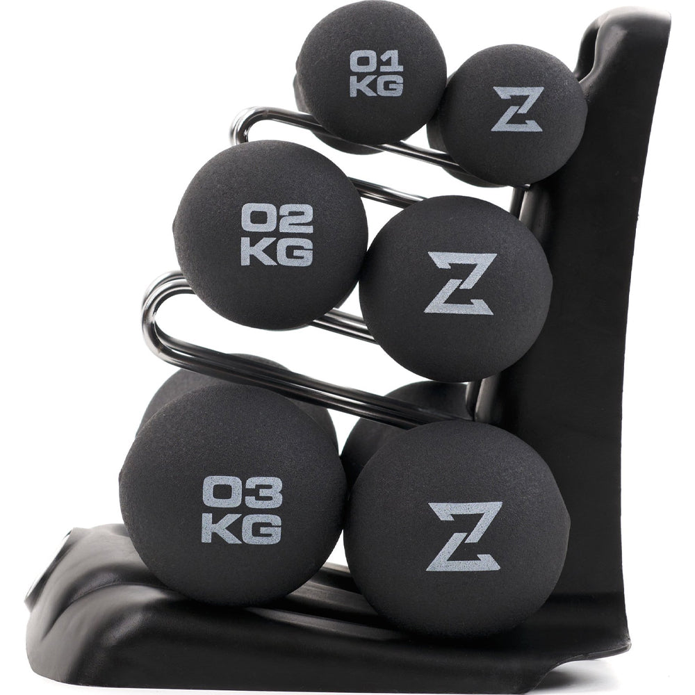Håndvægte Sæt med stativ - 12 kg