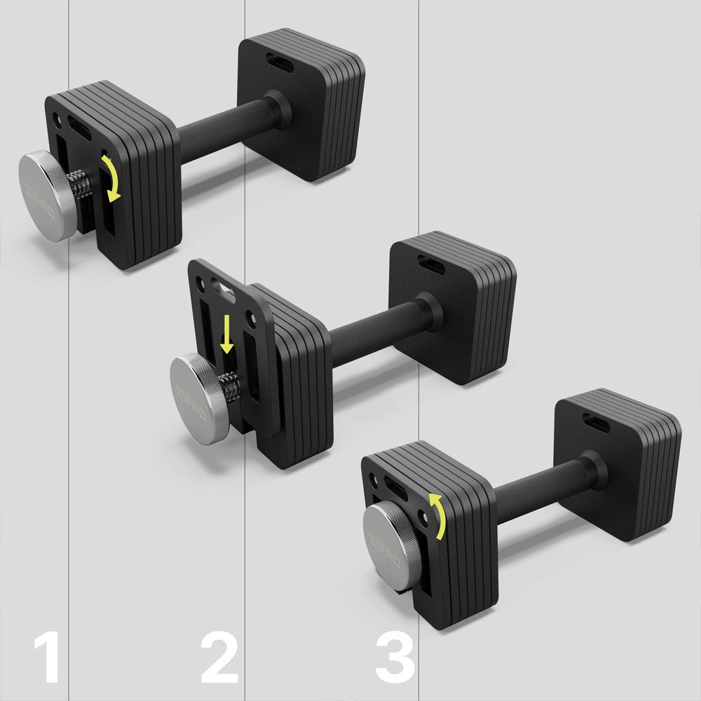 Zipro Justerbar Håndvægt 16 kg